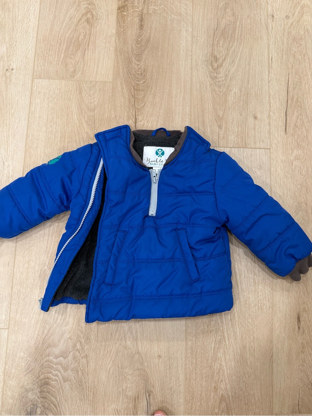 Buckle-Me jacket  Royal Blue Puffer Jacket